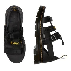 Dr. Martens Men’s Pearson Leather Webbing Strap Sandal